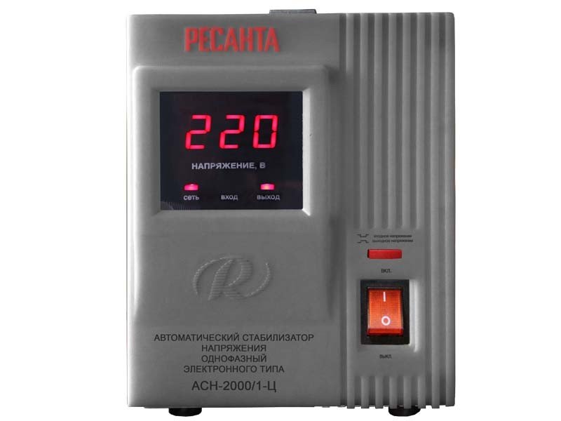 Стабилизатор напряжения  Ресанта АСН-2000/1-Ц