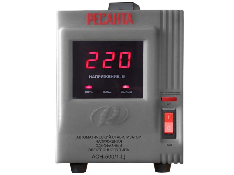 Стабилизатор напряжения  Ресанта АСН-500/1-Ц