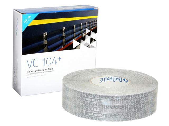 Светоотражающая лента  Oralite (Reflexite) VC104+ Curtain Grade для мягкого тента