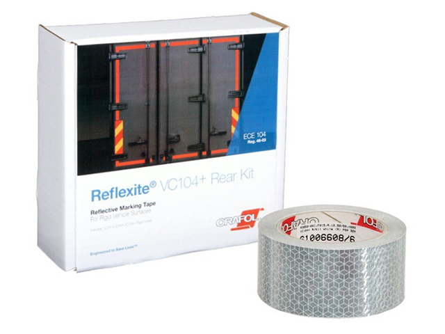 Светоотражающая лента  Oralite (Reflexite) VC104+ Rigid Grade для жесткого борта