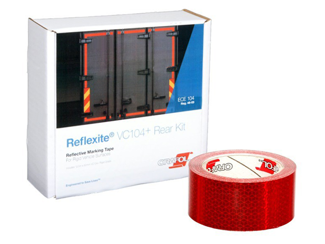 Светоотражающая лента  Oralite (Reflexite) VC104+ Rigid Grade для жесткого борта