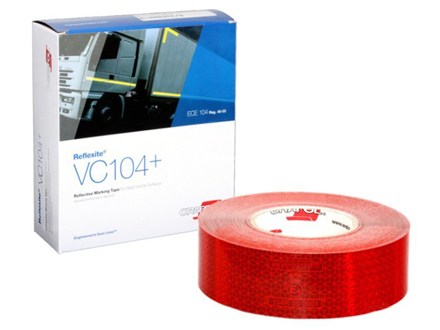 Светоотражающая лента  Oralite (Reflexite) VC104+ Rigid Grade для жесткого борта