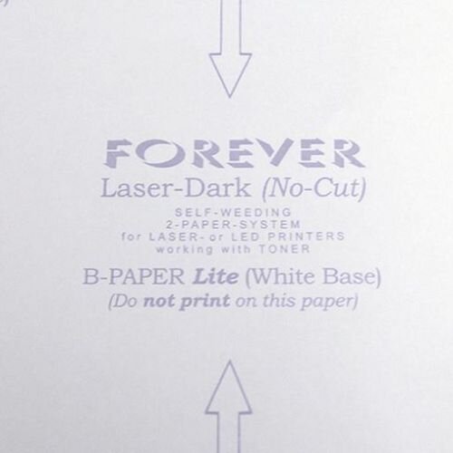 Термотрансферная бумага Forever Laser-Dark No-Cut (B-Lite Paper)