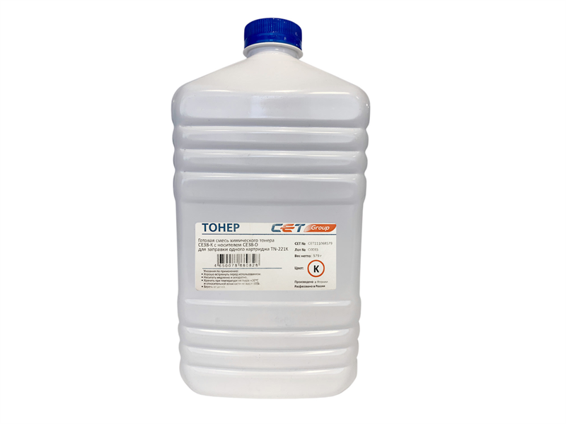 Тонер (CPT) + носитель CE38 TN-221K для KONICA MINOLTA Bizhub C227/287 (Japan) Black