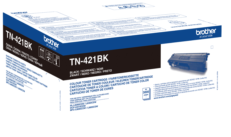 Тонер-картридж Brother TN-421BK (TN421BK)