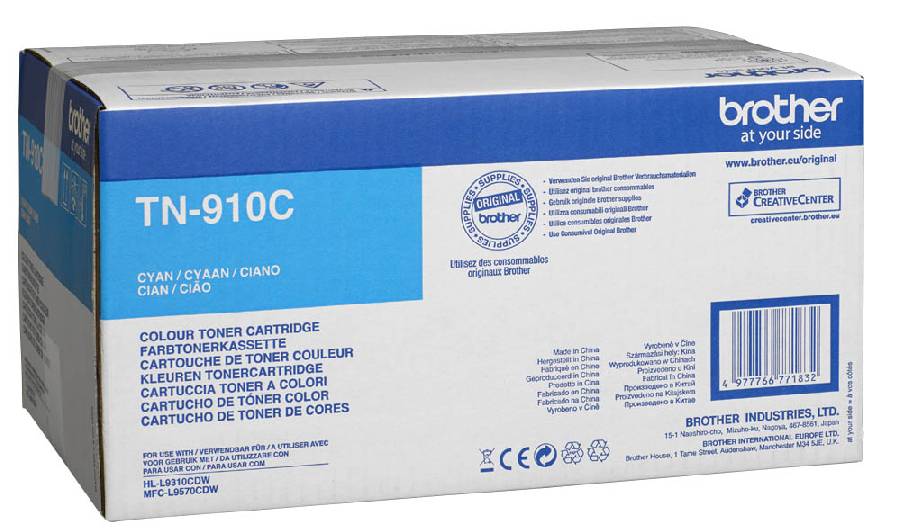 Тонер-картридж Brother TN-910C (TN910C)