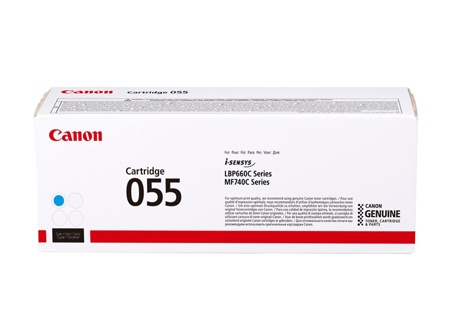 Тонер-картридж Canon Cartridge 055 C (cyan) (3015C002)