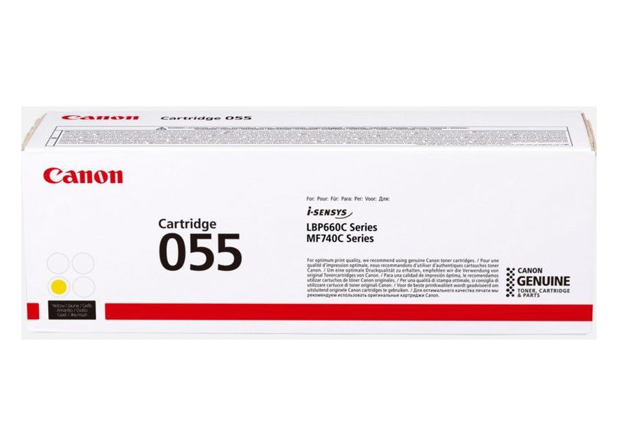 Тонер-картридж Canon Cartridge 055 Y (yellow) (3013C002)