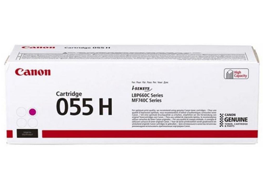 Тонер-картридж Canon Cartridge 055H M magenta 5900 стр. (3018C002)