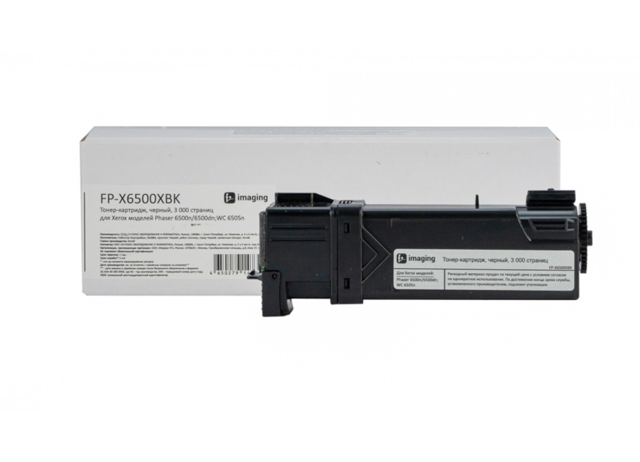 Тонер-картридж F+ Imaging FP-X6500XBK черный