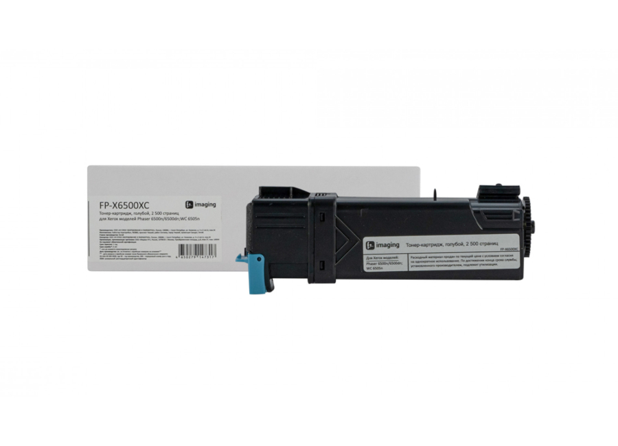 Тонер-картридж F+ Imaging FP-X6500XC голубой