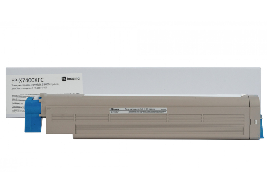 Тонер-картридж F+ Imaging FP-X7400XFC голубой