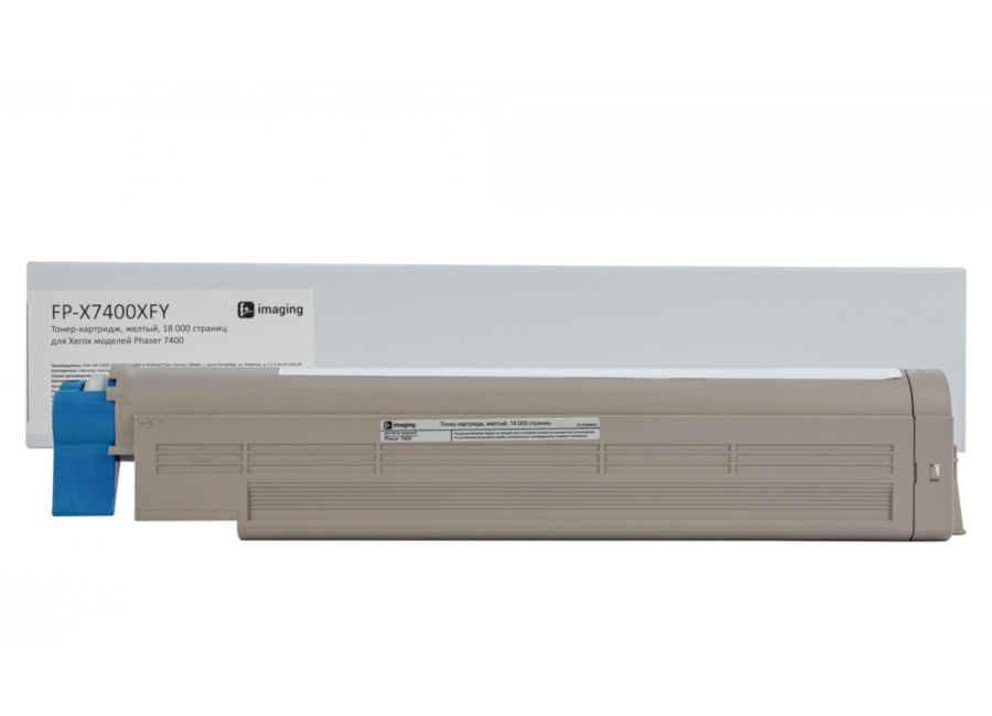 Тонер-картридж F+ Imaging FP-X7400XFY желтый