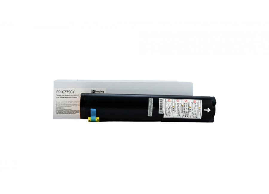Тонер-картридж F+ Imaging FP-X7750Y желтый