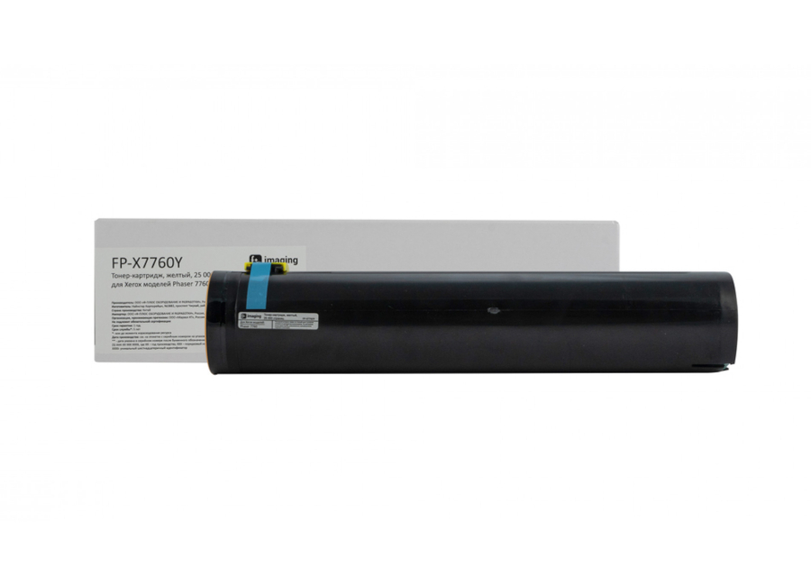 Тонер-картридж F+ Imaging FP-X7760Y желтый
