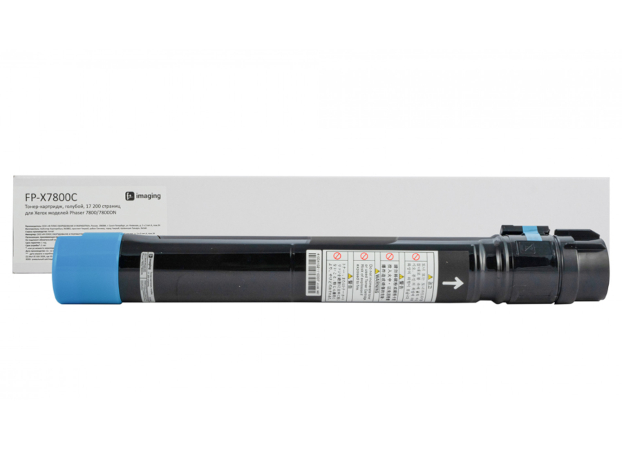 Тонер-картридж F+ Imaging FP-X7800C голубой