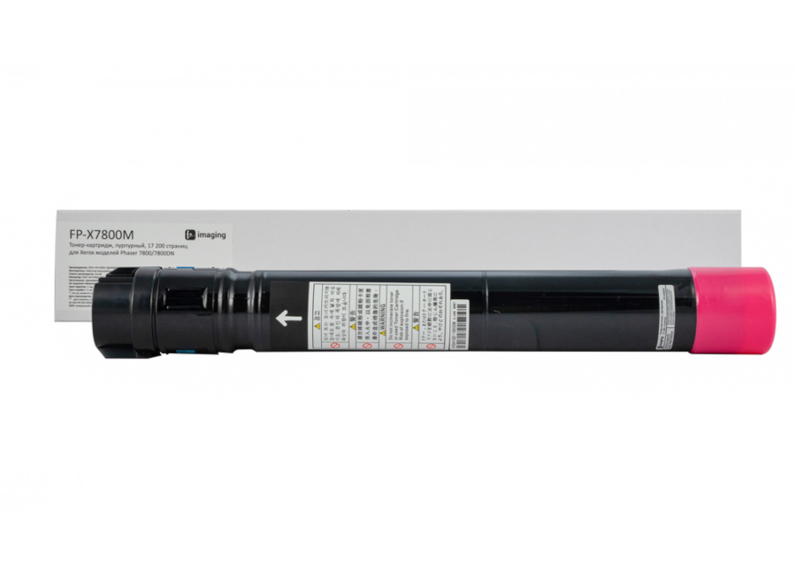 Тонер-картридж F+ Imaging FP-X7800M пурпурный