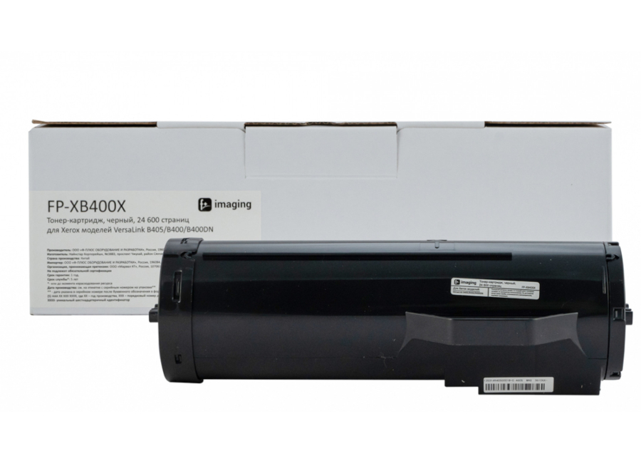 Тонер-картридж F+ Imaging FP-XB400X черный