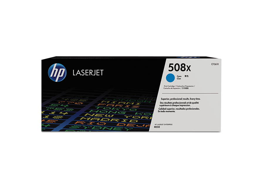 Тонер-картридж HP 508X голубой (CF361X)