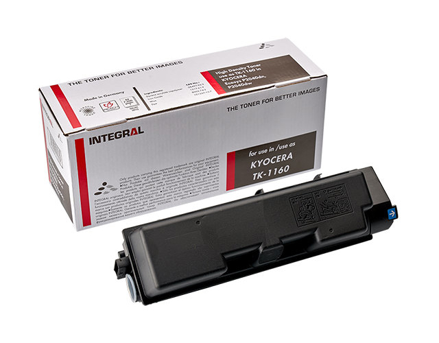 Тонер-картридж Integral TK-1160 с чипом для Kyocera