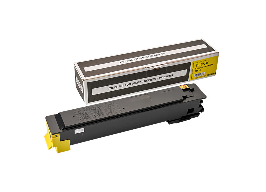Тонер-картридж Integral TK-5205Y с чипом для Kyocera