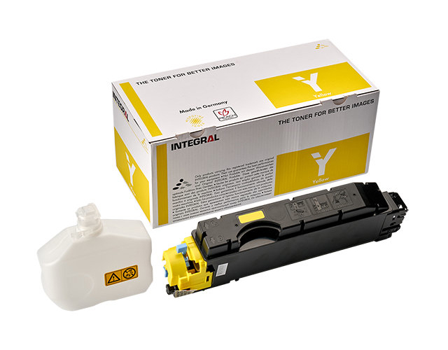 Тонер-картридж Integral TK-5270Y с чипом для Kyocera