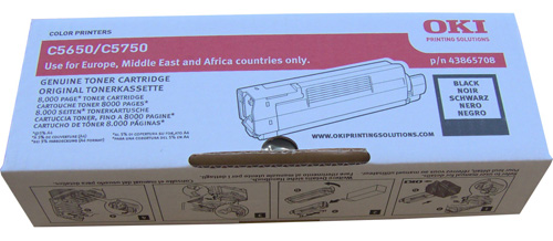 Тонер-картридж OKI TONER-K-C5650/5750-NEU (43872324 / 43865740 / 43865708)