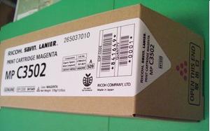 Тонер-картридж Ricoh MPC3502E желтый