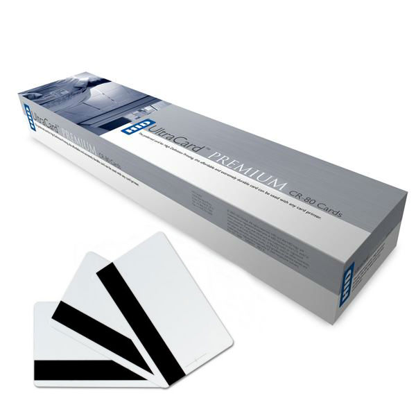 Усиленные композитные пластиковые карты Fargo UltraCard Premium HiCo с магнитной полосой 82137