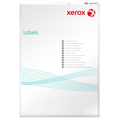 Xerox наклейки бумажные Laser/Copier (33) 003R97410