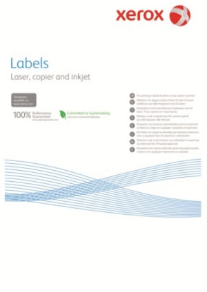 Xerox наклейки бумажные Laser/Copier (65) 003R93177